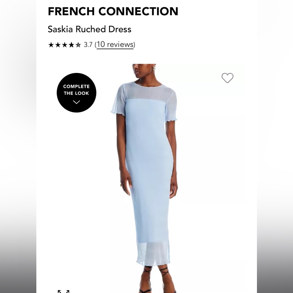French connection light blue dress